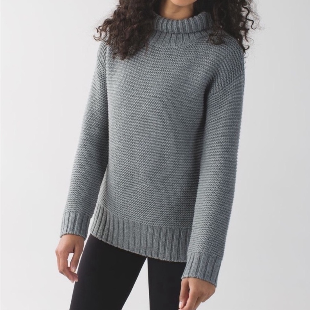 Lululemon Karma Kurmasana merino wool sweater